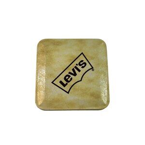 Levis Square Tin Metal Container